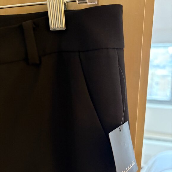 Tahari NWT Black Ankle Pants Size 8 - Picture 4 of 6